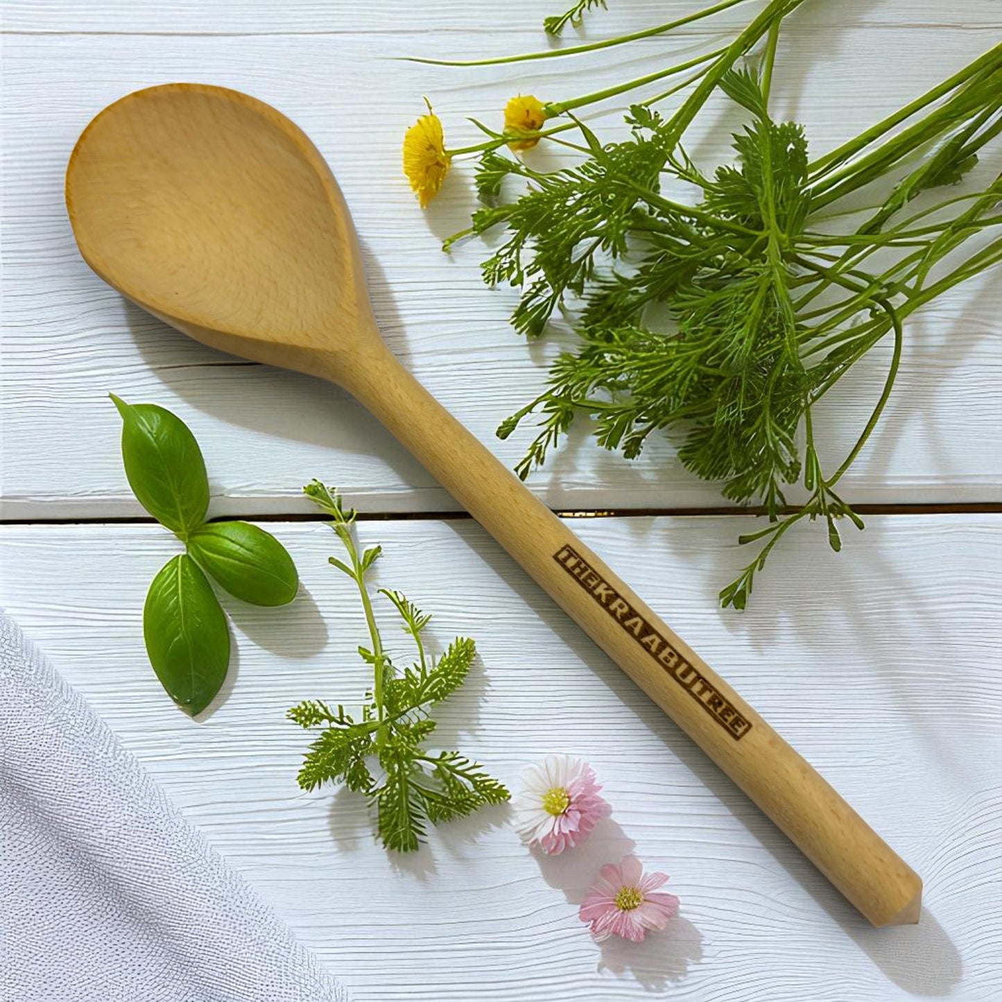 Wooden Spoon Short Handle 24cm