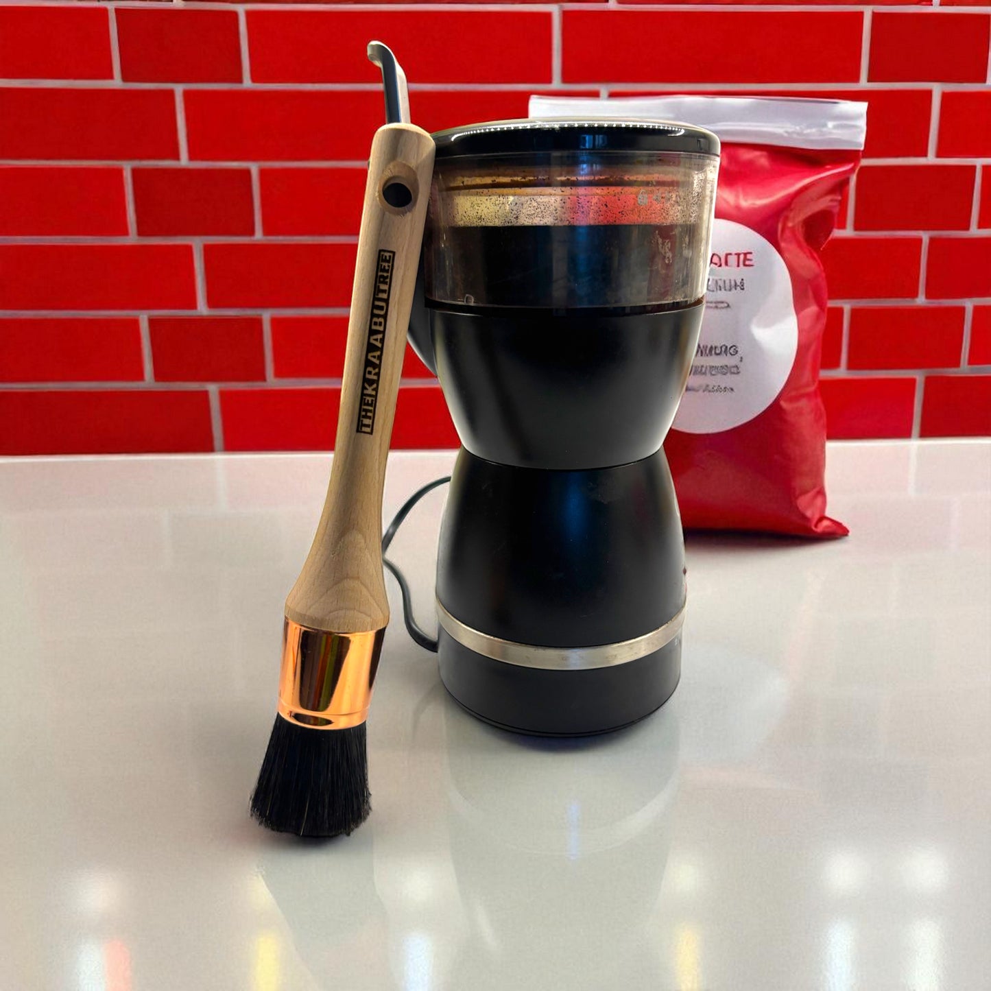 Coffee machine cleaning brush 22cm