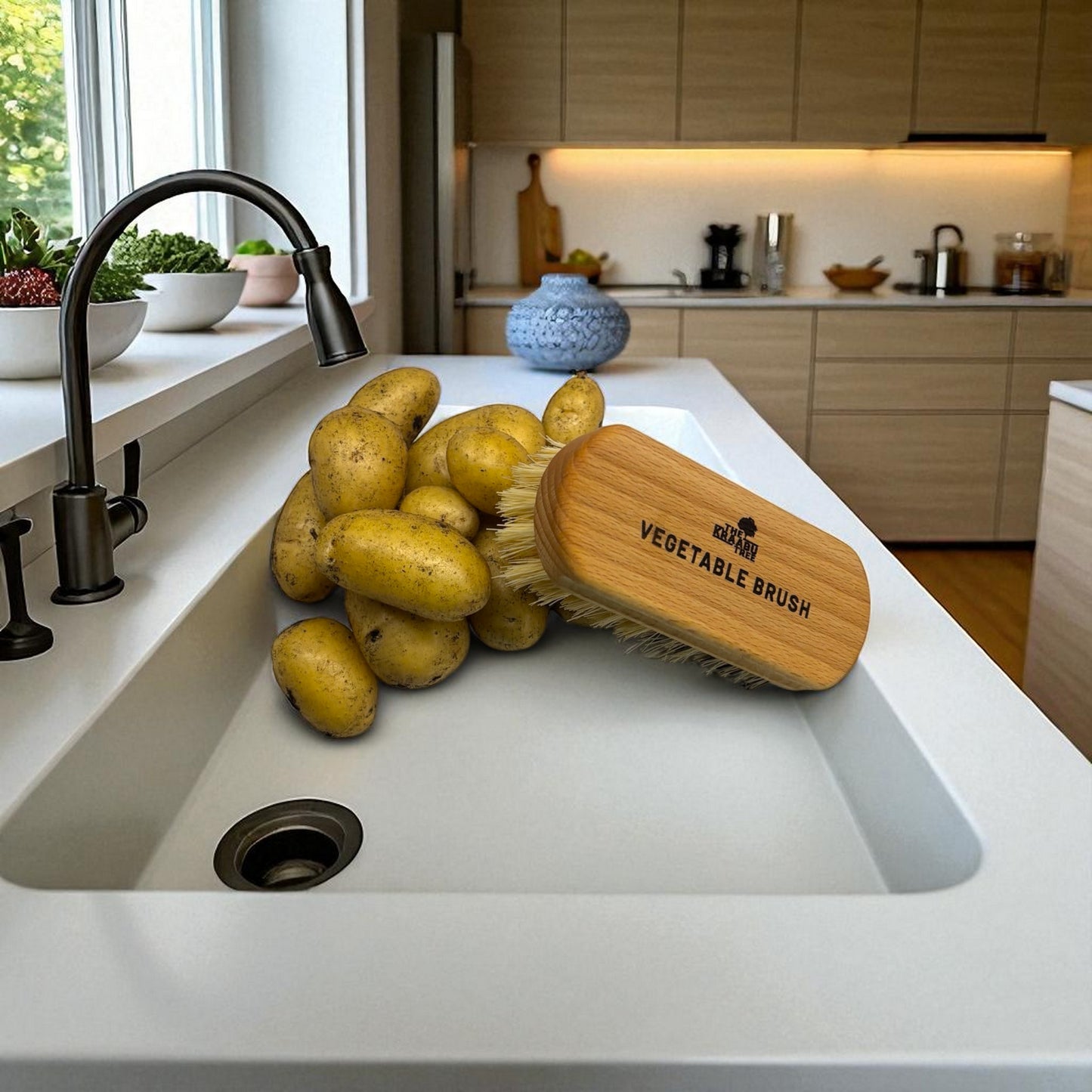 Vegetable cleaning brush 12.5cm