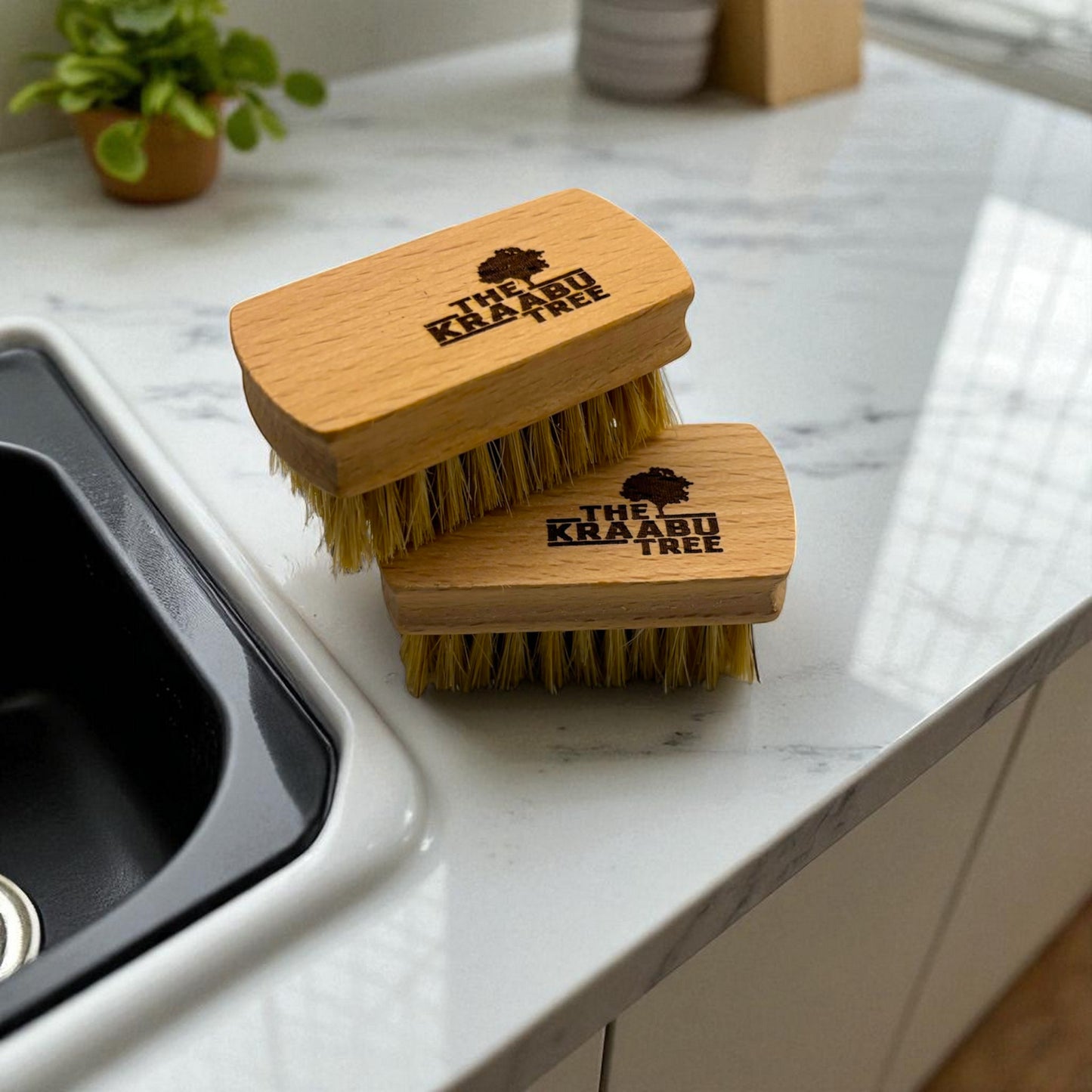 Travel nail brush set of 2