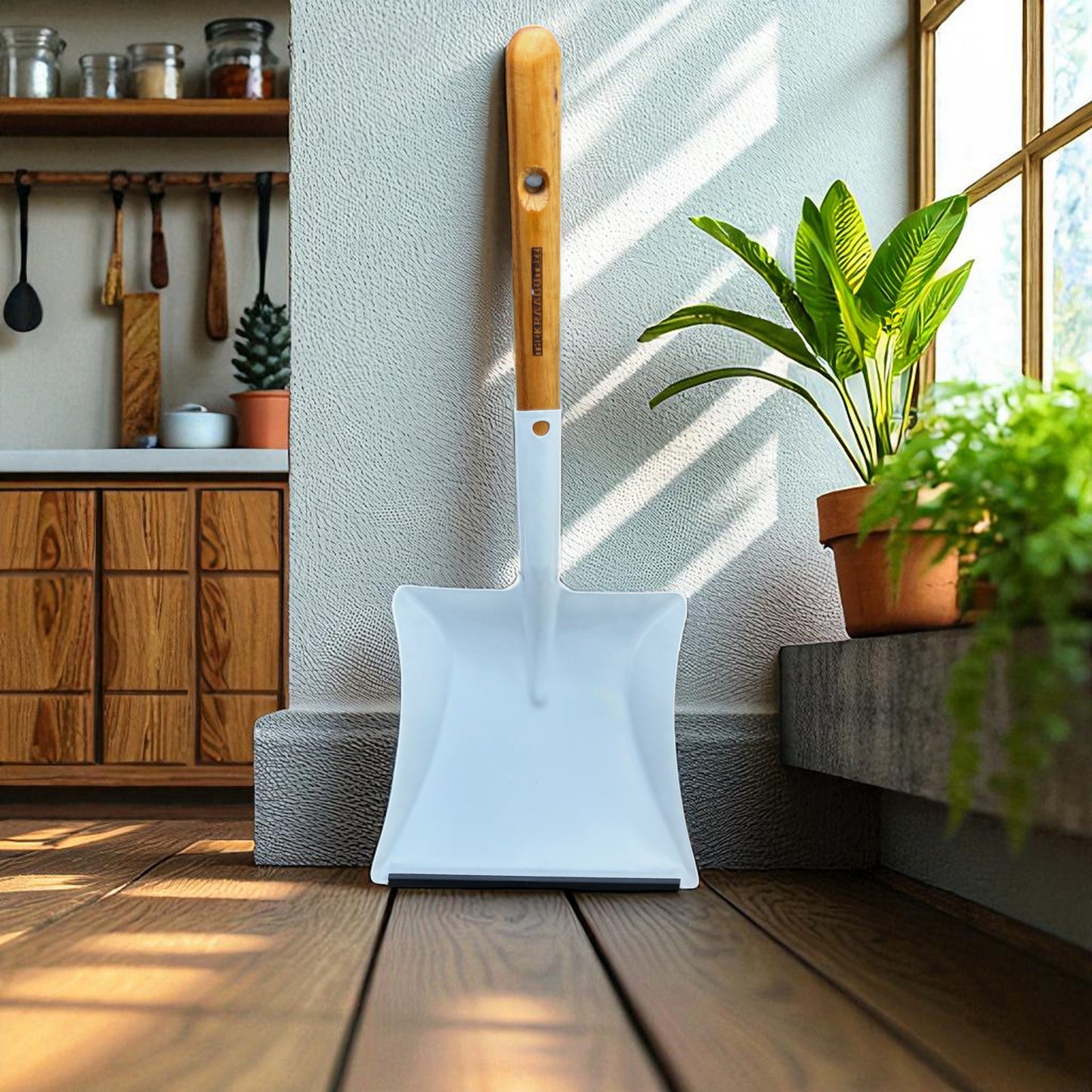 Dustpan/shovel long handle 55cm