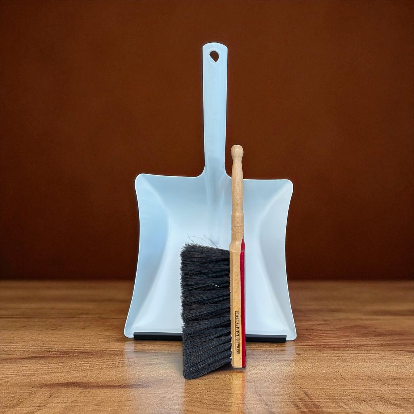Dustpan and brush set short handle