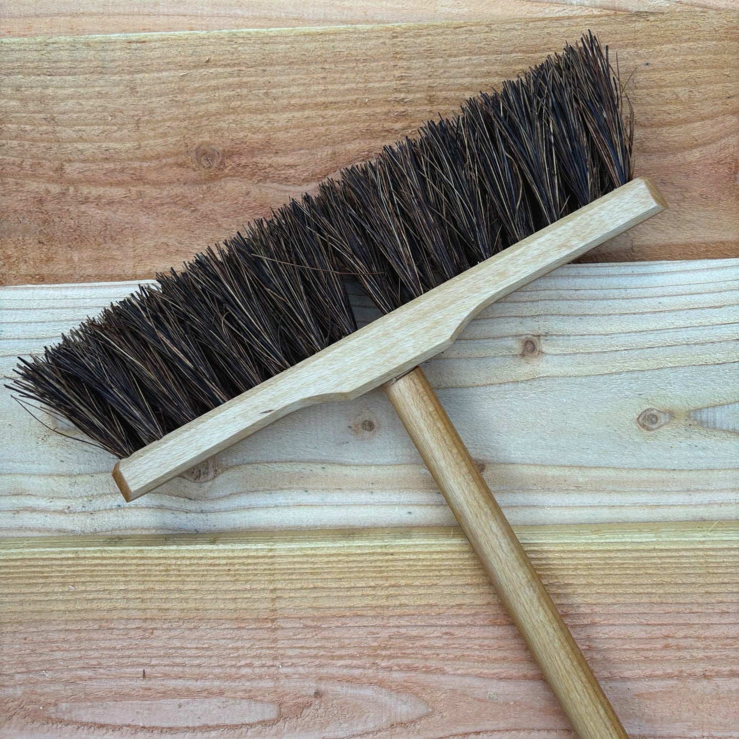 Outdoor broom with slim head 120cm