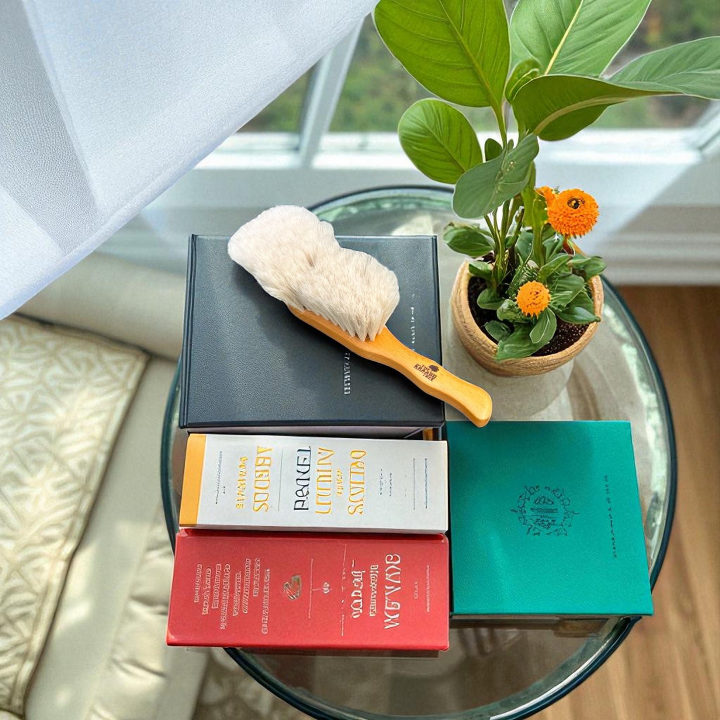 Luxury dusting brush, 28cm