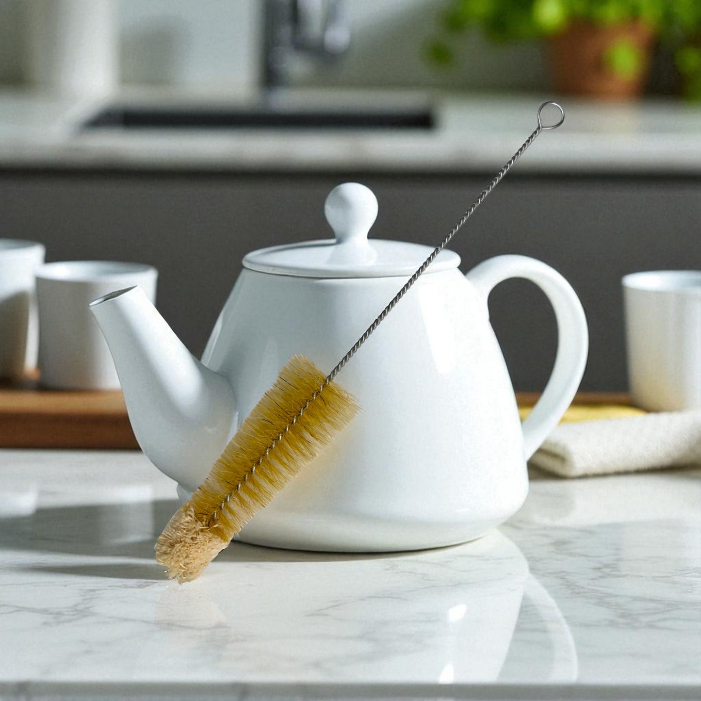 Bottle/ vase cleaning brush 30cm