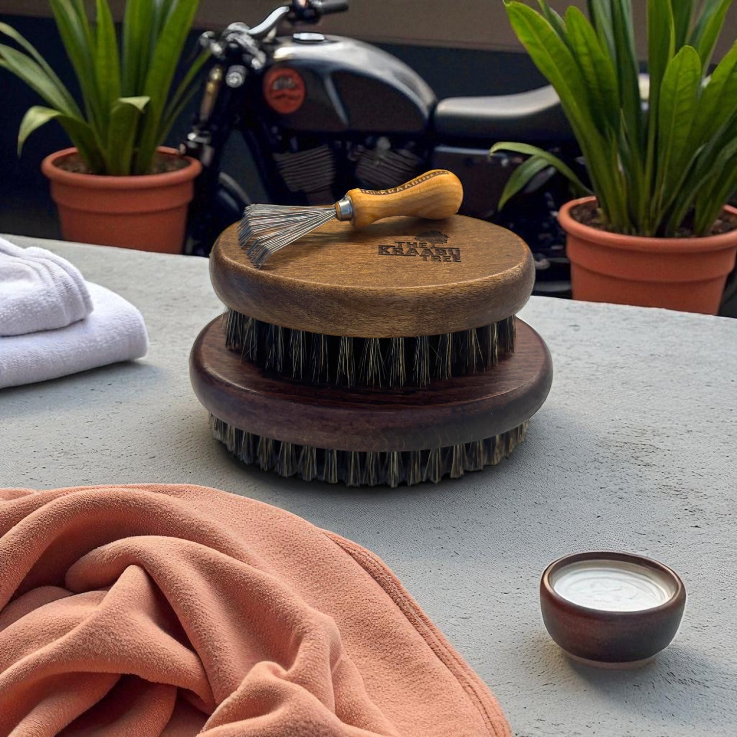 Men's hair and beard grooming set