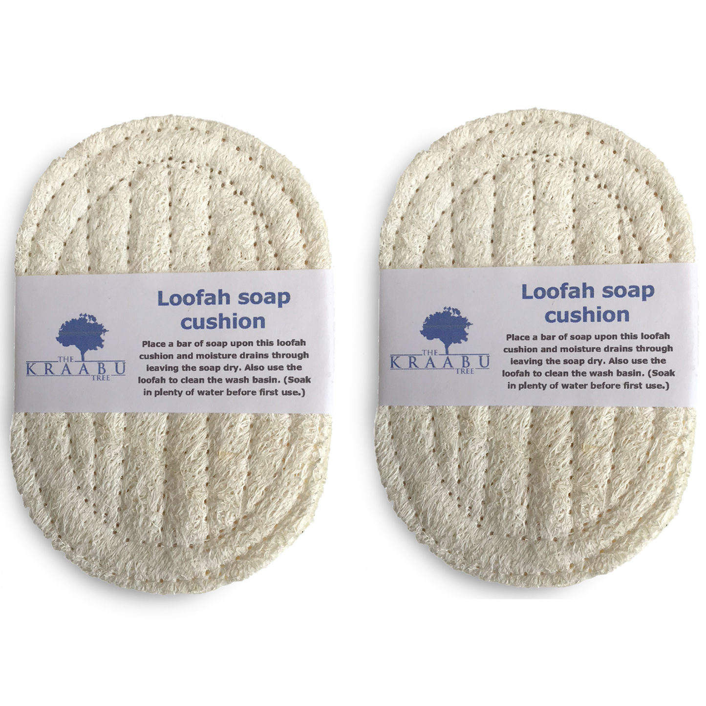Loofah soap cushion pack of 2 image 0
