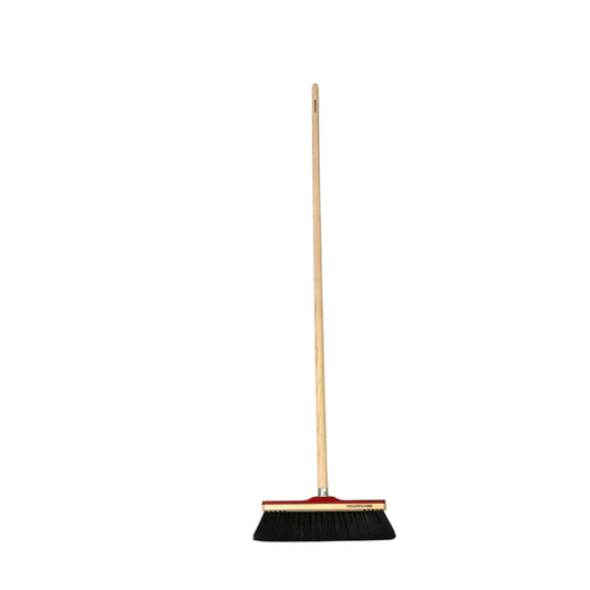 Indoor broom 2 tone treated beechwood 140cm