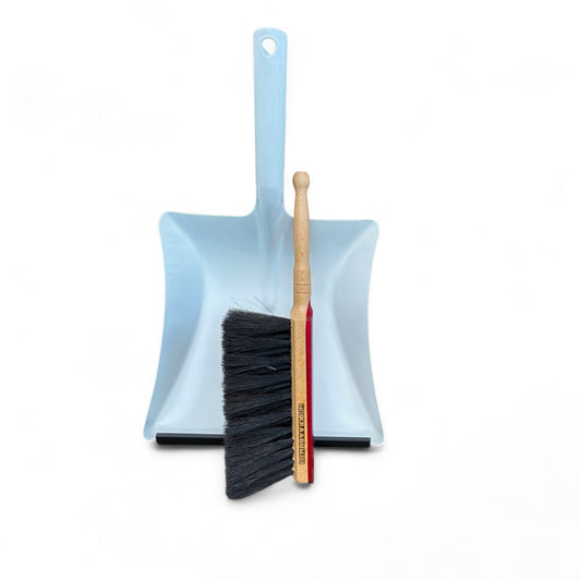 Dustpan and brush set short handle