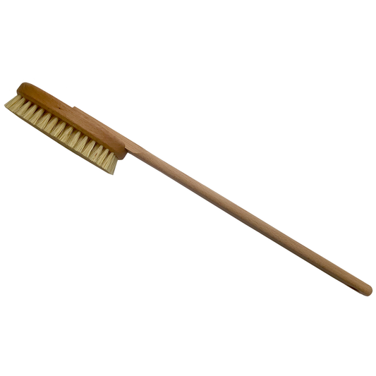 Bath brush natural plant fibres 44cm image 0