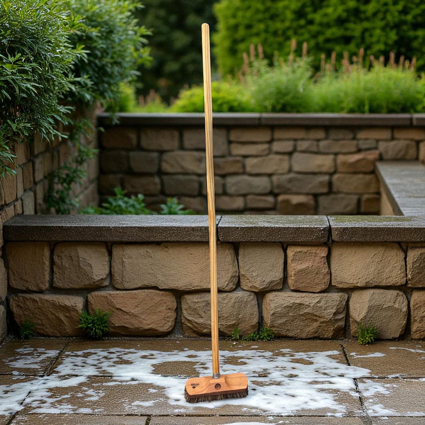 scrubbing broom with handle 120cm