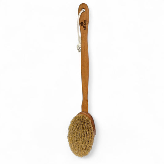 Luxury bath brush  with cotton belt 45cm