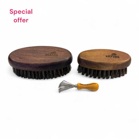 Men's hair and beard grooming set