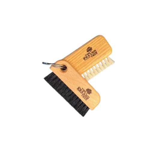 Laptop computer keyboard and screen cleaning/dusting brush