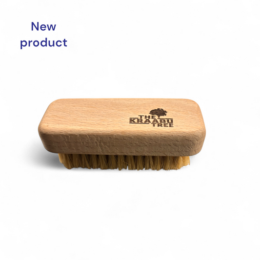 Nail brush single sided boar bristle 10cm