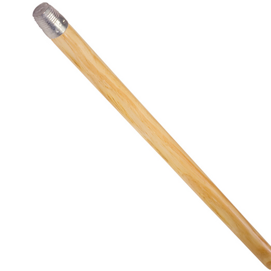 Replacement broom handle, threaded 142cm image 0