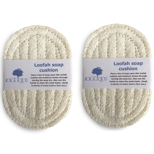 Loofah soap cushion pack of 2 image 0